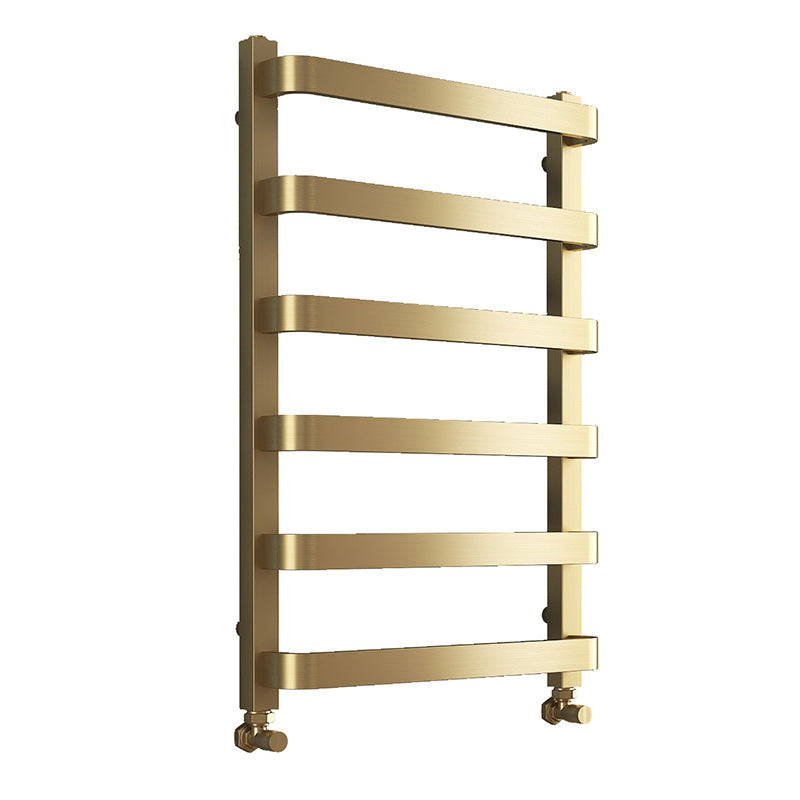 Hastings Brushed Brass Ladder Heated Towel Radiator