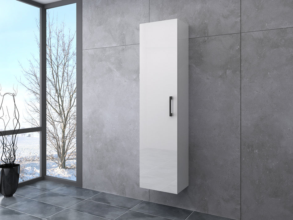 Bellatrix 1400mm Wall Hung Tall Storage Unit