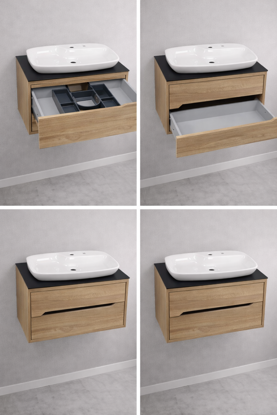 Galia Legnano Wall Hung Vanity Unit – 800mm