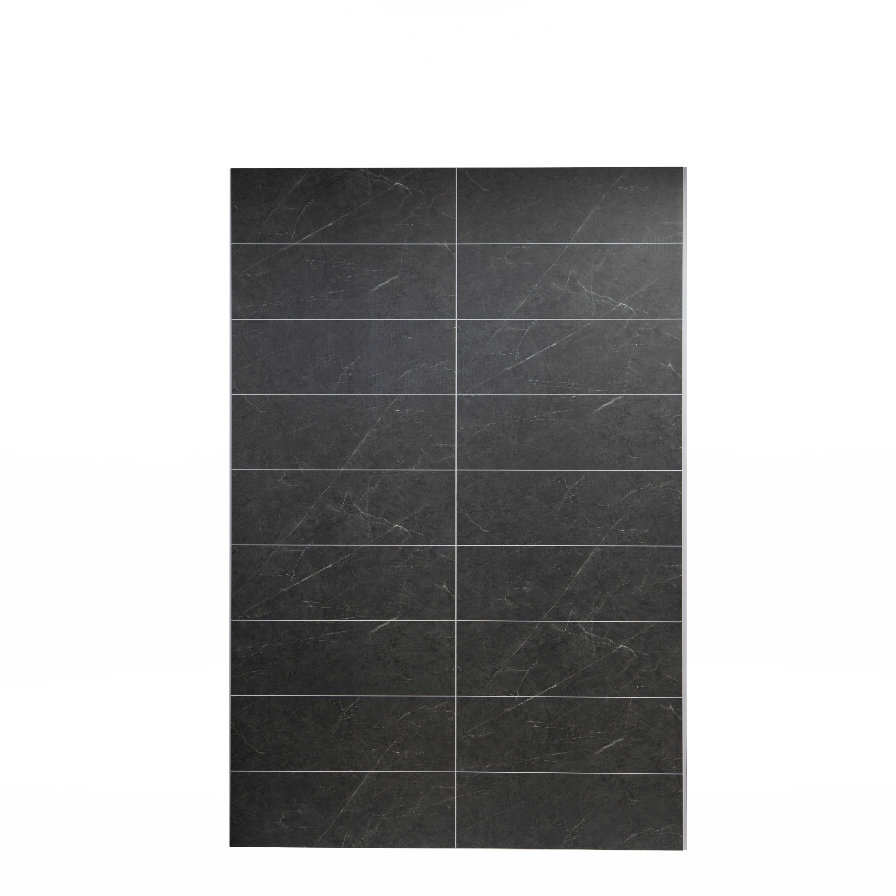 Graphite Slate Tile Matt White Grout - 2700x600x10mm – Mersey Bathrooms Ltd