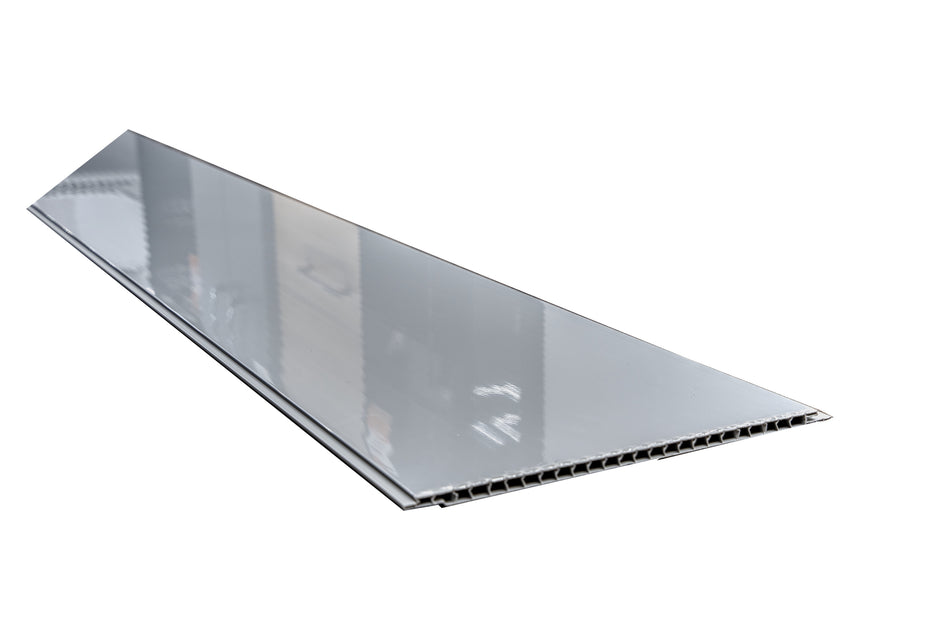 Light Grey Gloss PVC Panel 2900x250x8mm