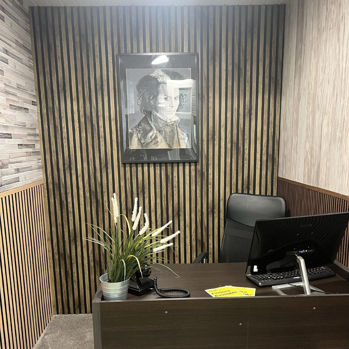 Sulcado Premium slat wall panel French Oak