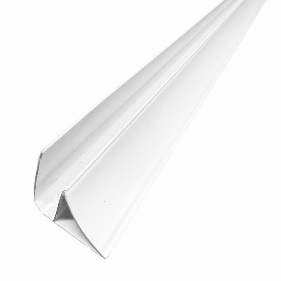 White PVC Ceiling Trim for 8mm Wall Panels – 2950 mm Length