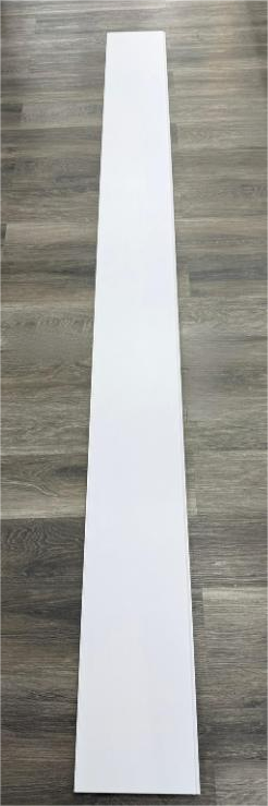 White Matt Ceiling PVC Panel  2700x250x8mm