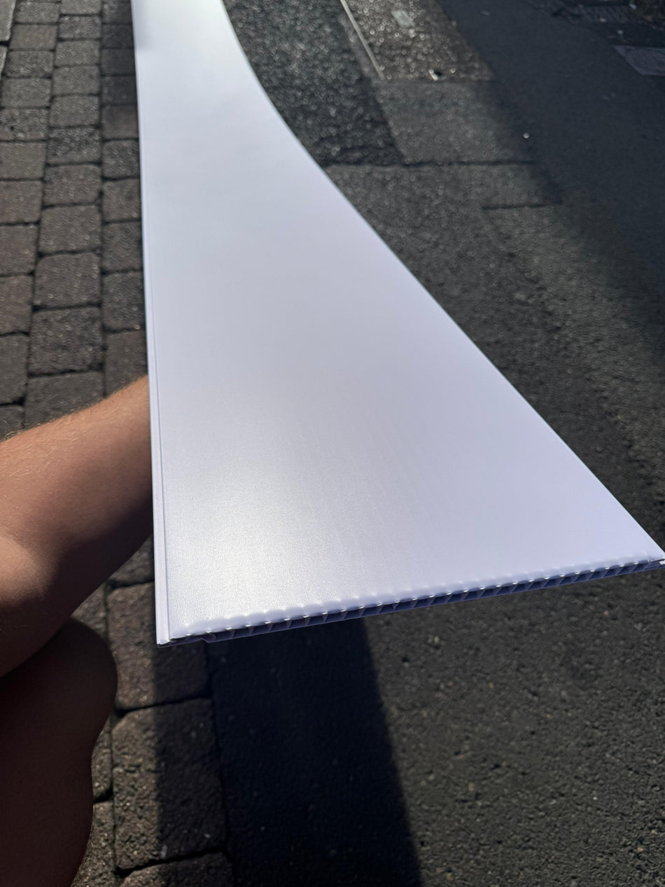 White Matt Ceiling PVC Panels UV Protected 2900x250x8mm