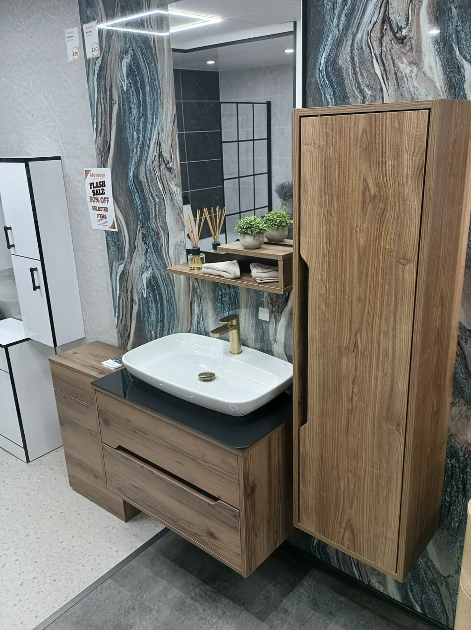Galia 80cm Wall Hung Vanity Unit with Basin – Lydia