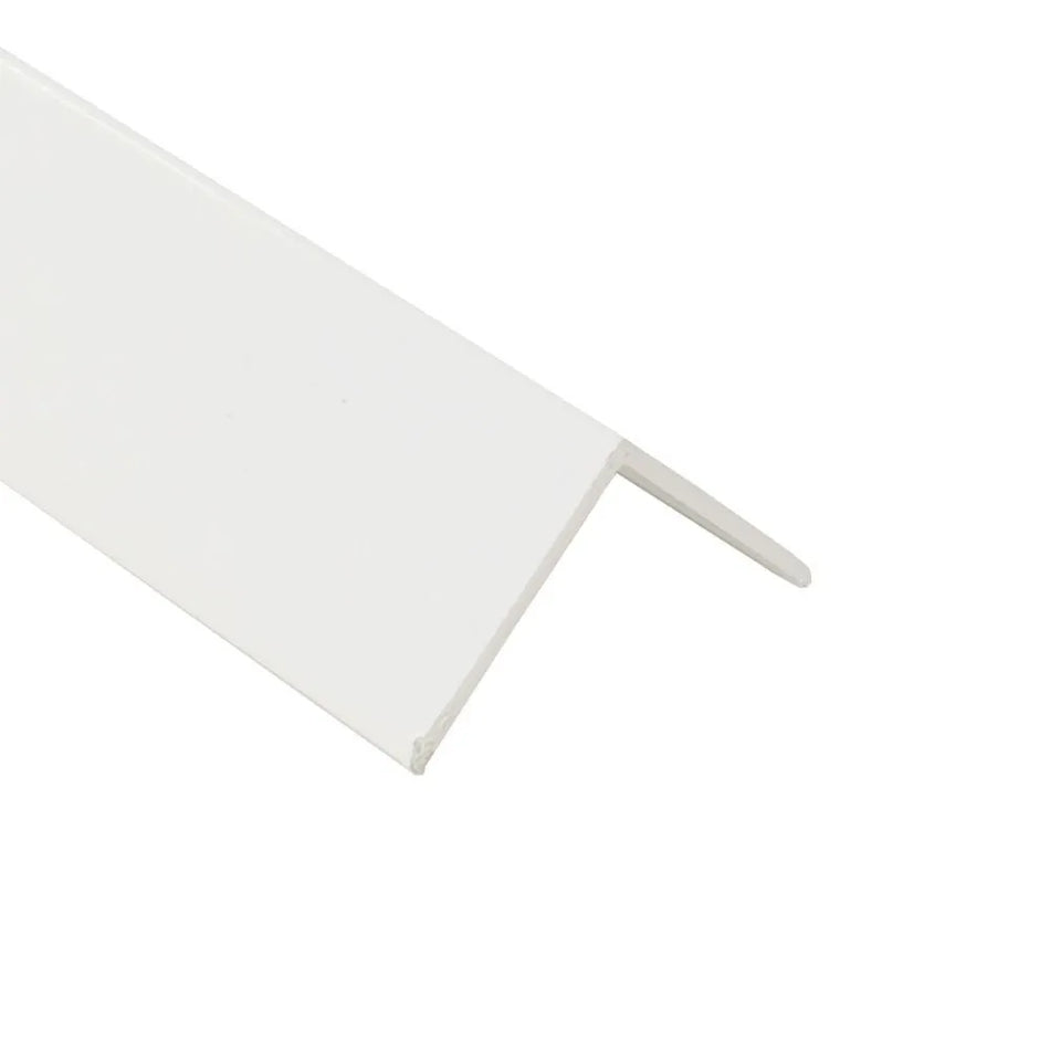 White Metal 20x20mm External Angle Trim