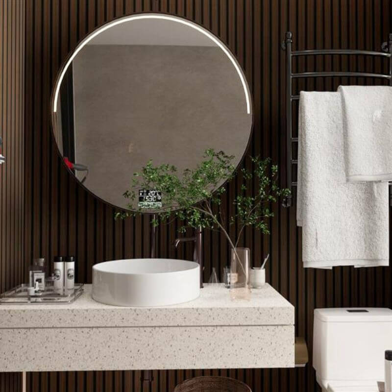 Sulcado Premium slat wall panel Walnut