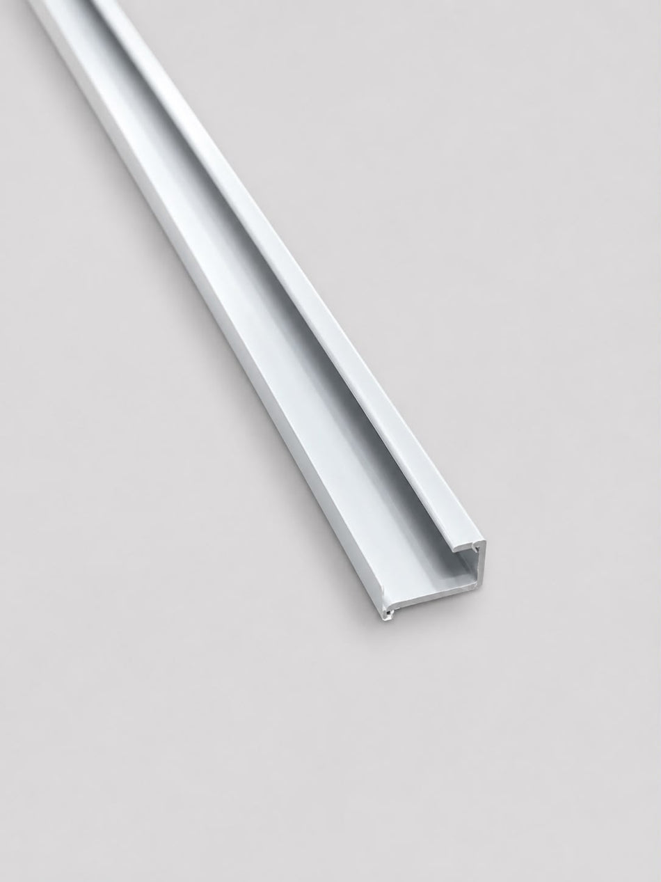 Light Grey PVC End Cap 2400mm x 10mm