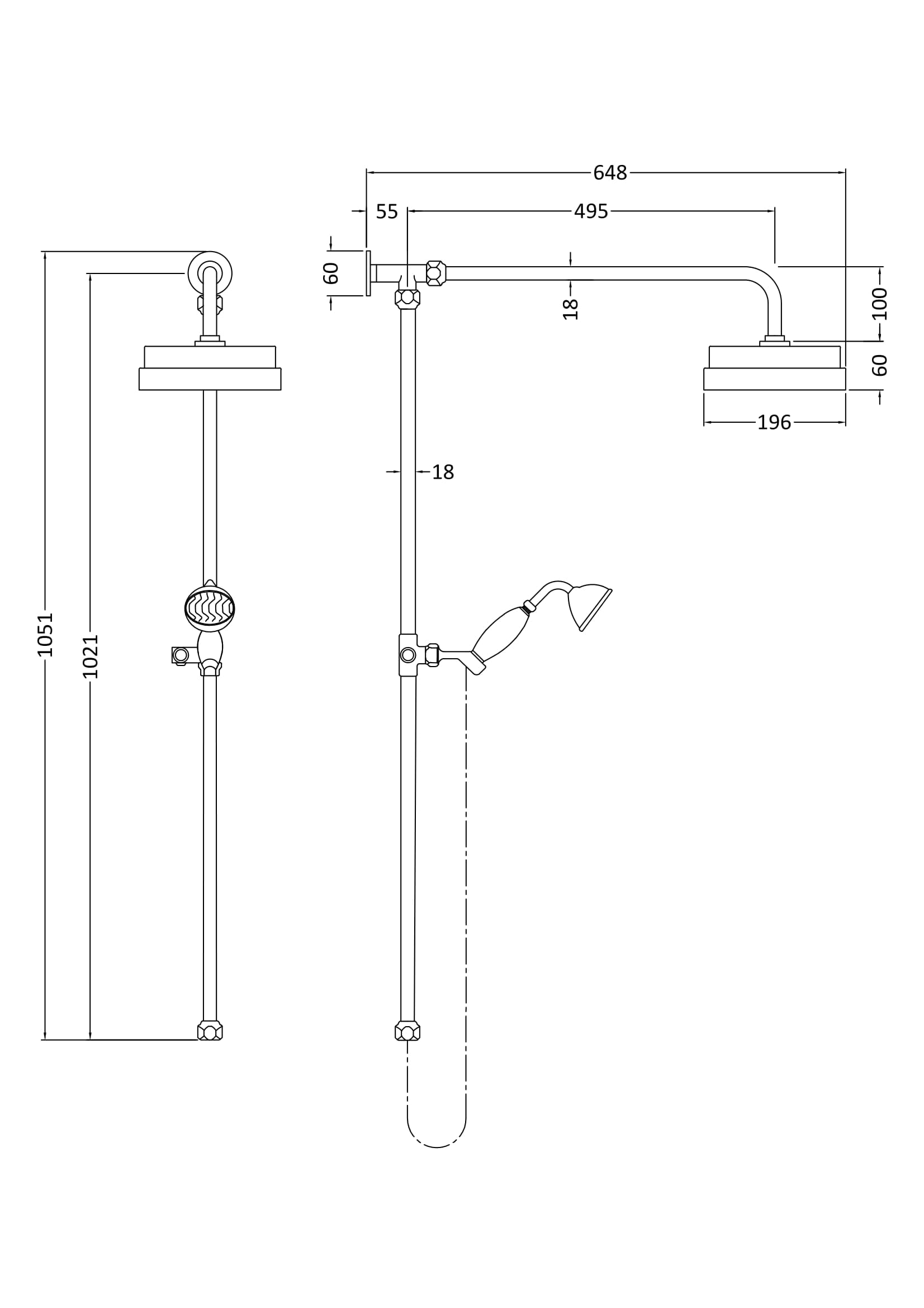 Shower Kits Rigid Riser Kit – Mersey Bathrooms Ltd