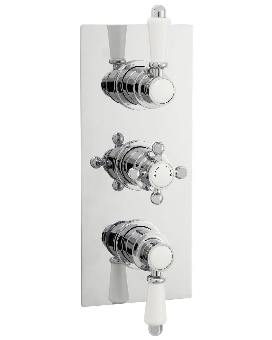 Victorian Triple Thermostatic Shower Valve