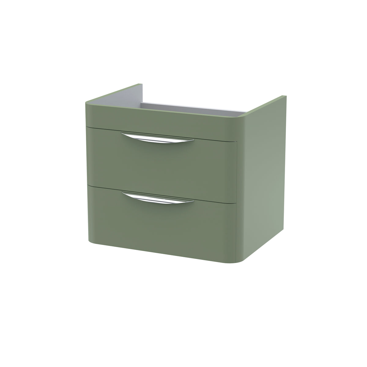 Parade Wall Hung 2 Drawer Basin Unit 600mm - Mersey Bathrooms Ltd