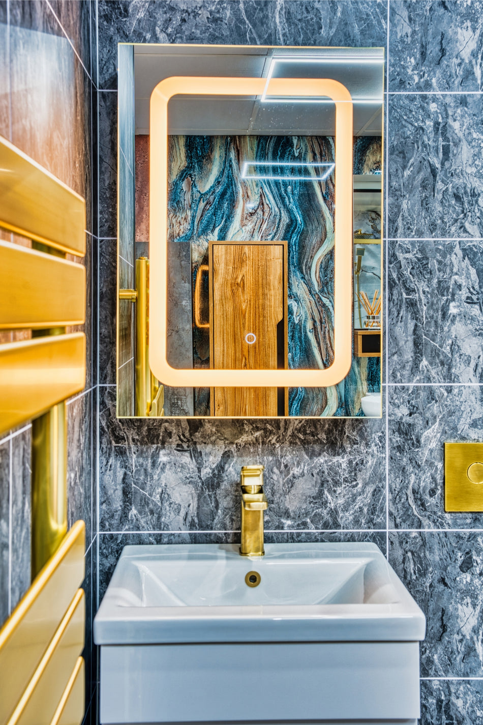 Solara LED Mirror Cabinet 500 x 700 mm