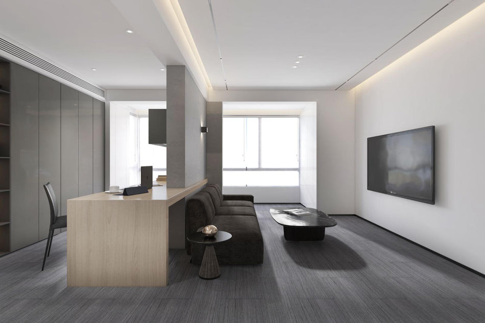 Grey Linen LVT Floor