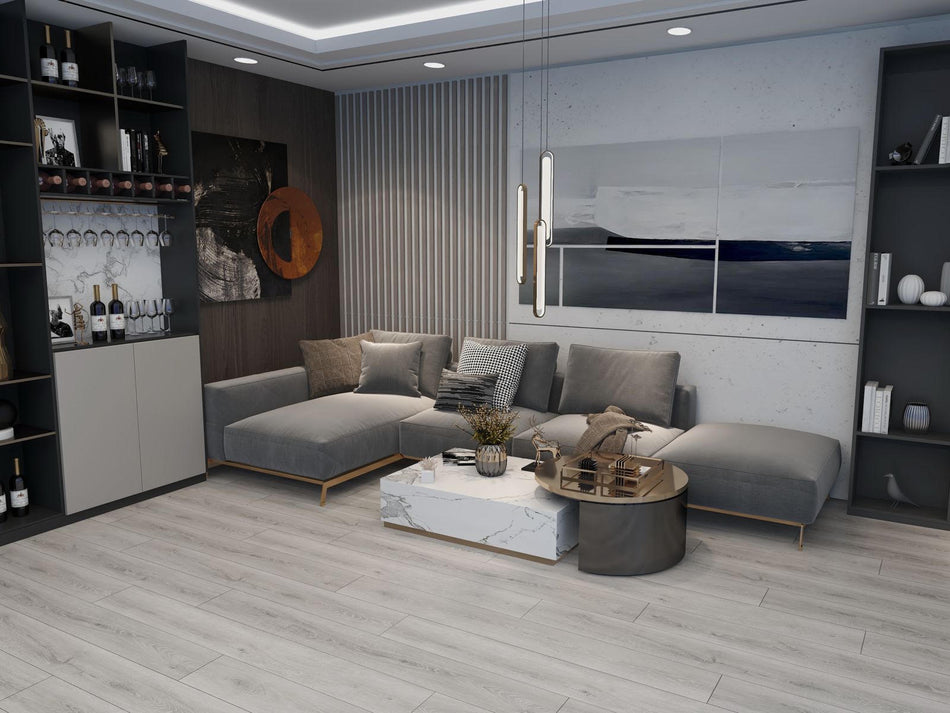 Grey Oak LVT Flooring – Click Lock Planks (1.76m² Pack)