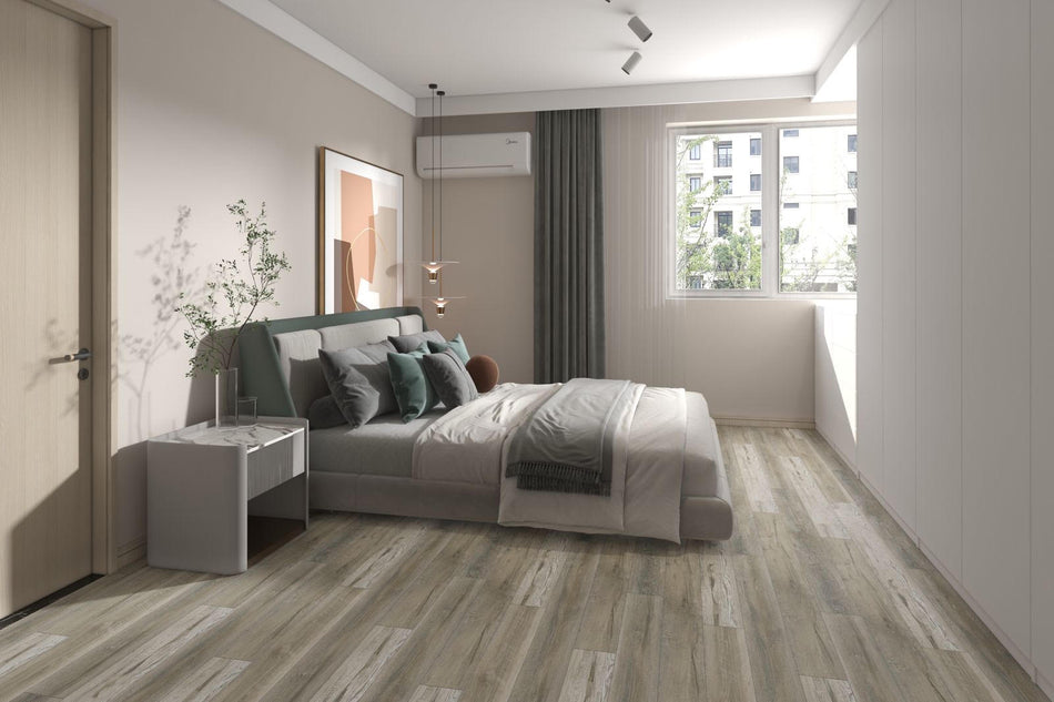 Weathered Ash Luxury Vinyl Tile (LVT) Flooring – Wood Effect Plank